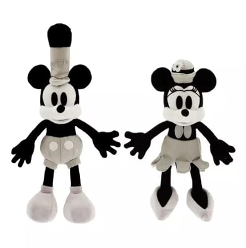 Mickey und Minnie Mouse Dampfboot Willie Disney 100 Decades kleines weiches Plüsch-Spielzeug-Set von Generic