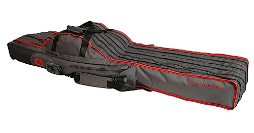 Mikado Rutentasche 3/4 Fächern Rutenfutteral Angeltasche viele Varianten! 140cm-150cm-160cm-170cm (140cm / 4 Fächer / UWD-05-140-4-GY), Grau von Generic
