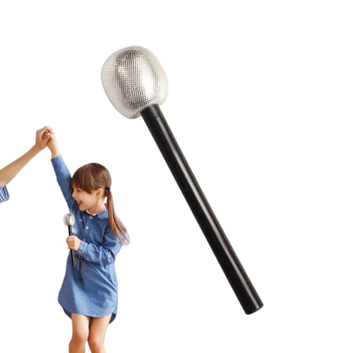 Mikrofonzubehör für Partys, simuliertes Mikrofonzubehör, simuliertes Glitzer-Mikrofonzubehör für – Kostümzubehör mit bequemem Griff für Modenschau mit Rockthema Mikrofonzubehör für Partys, simuliertes Mikrofonzubehör, simuliertes Glitzer-Mikrofonzubehör für – Kostümzubehör mit bequemem Griff für Modenschau mit Rockthema von Generic