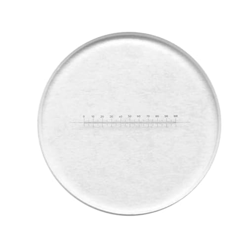 Mikroskop Zubehör Kit Objektträger Präparation Kamera X=10 Maßstab Lineal Okular Mikrometer DIV 0,1 Mm Mikrometer Für Mikroskop Zubehör von Generic