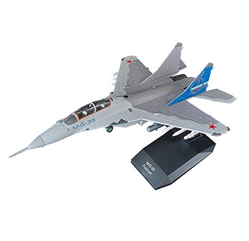 Militärmodellbausätze, Druckgussmodell eines Militärkämpfers aus Legierung, MIG-35-Mehrzweckjäger Russland-Modell im Maßstab 1:72, Spielzeug und Dekorationen für Erwachsene, 4,7 Zo von Generic