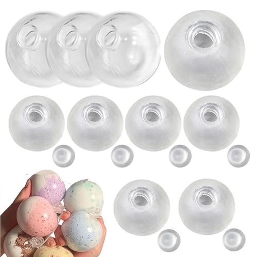 Milky Blank Skins Leerer Stressball DIY Kit, 2025 Neuer leerer Druckball, Quetschspielzeug, Stressball, Haut, mit Flaschenverschluss, Stressball, DIY-Material für sensorischen Stressabbau Milky Blank Skins Leerer Stressball DIY Kit, 2025 Neuer leerer Druckball, Quetschspielzeug, Stressball, Haut, mit Flaschenverschluss, Stressball, DIY-Material für sensorischen Stressabbau von Generic
