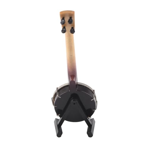 Mini-Banjo-Spielzeug, Schönes, Langlebiges Lindenholz-Miniatur-Banjo-Modell für Geschenke Mini-Banjo-Spielzeug, Schönes, Langlebiges Lindenholz-Miniatur-Banjo-Modell für Geschenke von Generic
