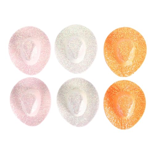 Mini Cowgirl Hut, Mini Glitter Hut Stilvolle 6pcs süß für Party von Generic