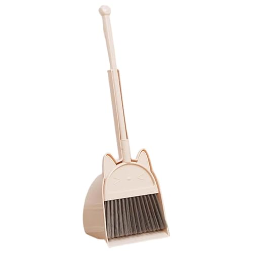 Mini -Dustpan und Besenset - Täuschen Sie es, Spielzeug zu reinigen, Küchenbesen zu Spielen | Kleinkind vorgibt, Spielzeug zu reinigen, lustige Küche Spiele Set, pädagogische Kit Mädchen, Dustp von Generic