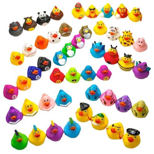 Mini Gummienten, 25er-Pack umweltfreundliche -Baby-Badespielzeug, Zubehör Umweltfreundliches Material Babypartys – Partygeschenke, Geburtstagsgeschenke, Badezeit, gemischte Packung Mini Gummienten, 25er-Pack umweltfreundliche -Baby-Badespielzeug, Zubehör Umweltfreundliches Material Babypartys – Partygeschenke, Geburtstagsgeschenke, Badezeit, gemischte Packung von Generic