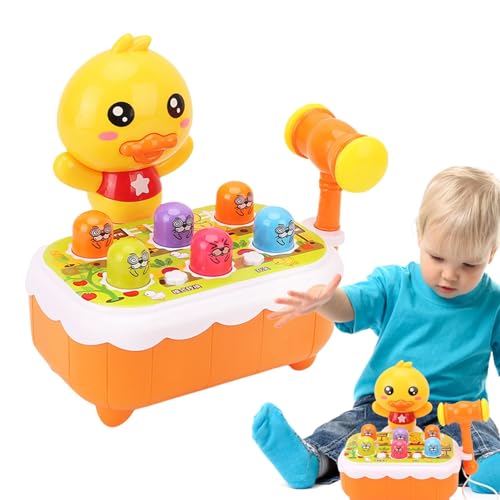 -Hamster-Memory-Spiel - Hämmerndes Hämmerspielzeug für Kinder,Interaktives Whack Maulwurfshämmerspielzeug für Mädchen, Jungen und Kinder ab 2 Jahren von Generic