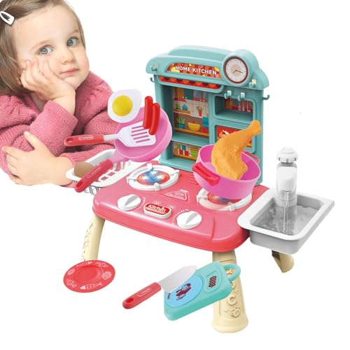 Mini-Küchen Set – Echtes Licht und Sound Babywäsche mit fließendem Wasser | Perfekte Spielküche für Kleinkinder mit reichem Zubehör für Innen- und Außenbereich Mini-Küchen Set – Echtes Licht und Sound Babywäsche mit fließendem Wasser | Perfekte Spielküche für Kleinkinder mit reichem Zubehör für Innen- und Außenbereich von Generic