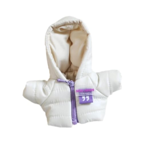 Mini Puppenkleidung, Warmer Wintermantel für Puppen, Bezaubernd, Zum Anziehen, Mädchen Puppenkleidung, Kostüm für Anhänger, Puppen Geburtstagsgeschenk, Weiß Mini Puppenkleidung, Warmer Wintermantel für Puppen, Bezaubernd, Zum Anziehen, Mädchen Puppenkleidung, Kostüm für Anhänger, Puppen Geburtstagsgeschenk, Weiß von Generic