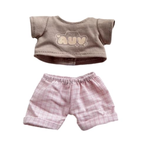Mini-Puppenkleidung für 6 Zoll, zum Anziehen, Puppenzubehör, Kleidung, Mädchen-Puppenkleidung, Puppenhosen, Outfits für Kinder, F von Generic