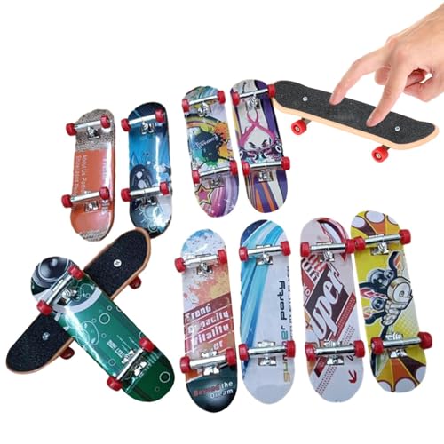 Mini -Skateboards | Mini -Fingerbrett Finger Skateboards Spielzeug - Finger Swing Board Finger Movement Party Gefällt Mir für Kindergeschenke für Alter 6 und up von Generic