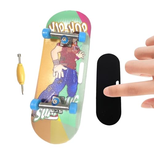 Mini-Skateboards | Rutschfestes kreatives Mini-Spielzeug - Lernspielzeug, langlebige Finger-Skateboards für Kinder, professionelle Erwachsene und Kinder-Einsteiger von Generic