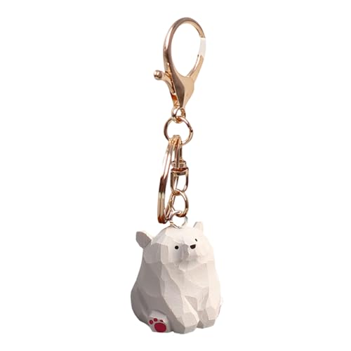 Miniatur Bär Schlüsselanhänger Spielzeug - Geschnitzte Holzfigur für Schulranzen & Rucksäcke - Kinder & Damen Zubehör Miniatur Bär Schlüsselanhänger Spielzeug - Geschnitzte Holzfigur für Schulranzen & Rucksäcke - Kinder & Damen Zubehör von Generic