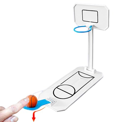 Miniatur-Basketball-Set – kleines Basketballspiel | Basketball Hoop, Arcade Basketball Desktop Toy Set, Spielzeug Arcade Basketball Spiel Basketball, Basketball von Generic