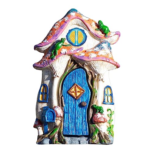 Miniatur-Feengarten-Zubehör, hölzerne Feen- und Haus-Ministatuen, Mikro-Landschaftsdekoration – wetterfeste, realistische Ornamente für Schlafzimmer, Kinderzimmer, Wohnzimmer, Kinderzimmer Miniatur-Feengarten-Zubehör, hölzerne Feen- und Haus-Ministatuen, Mikro-Landschaftsdekoration – wetterfeste, realistische Ornamente für Schlafzimmer, Kinderzimmer, Wohnzimmer, Kinderzimmer von Generic