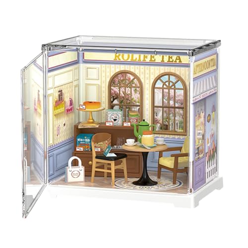 Miniatur Haus Bausatz – Modellbau Set, Puppenhaus Kit, Bastelhaus | Detailreiches Minihaus Mit Möbeln & Zubehör, Kreatives Baukasten-Set, Deko Handwerksprojekt Für Wohnzimmer Miniatur Haus Bausatz – Modellbau Set, Puppenhaus Kit, Bastelhaus | Detailreiches Minihaus Mit Möbeln & Zubehör, Kreatives Baukasten-Set, Deko Handwerksprojekt Für Wohnzimmer von Generic