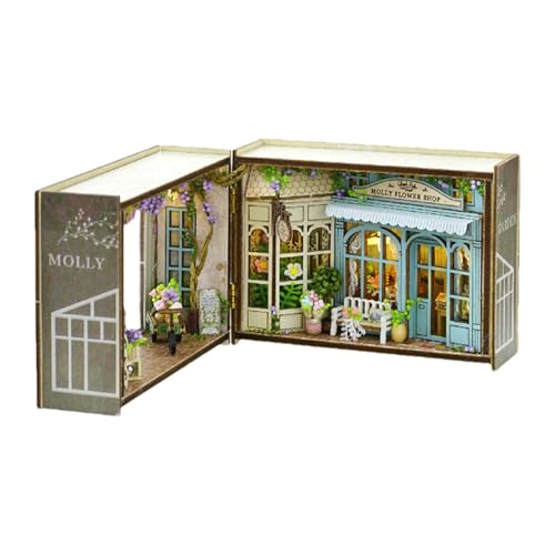 Miniatur-Haus-Set – Haus aus Holz, handwerkliches Modell des Hauses | Modellbausatz zur Herstellung von Modellen, Basteln, Haus aus Holz Miniatur-Haus-Set – Haus aus Holz, handwerkliches Modell des Hauses | Modellbausatz zur Herstellung von Modellen, Basteln, Haus aus Holz von Generic