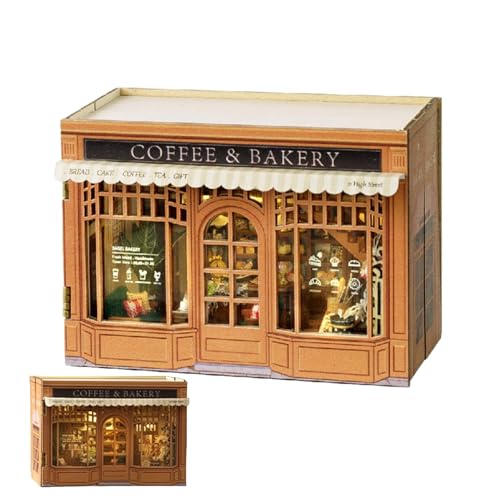 Miniatur-Haus-Set aus für Haus - Realistisches Holzhaus Bausatz, Raum-Idee, Bastel-Bauspielzeug für Familien, Liebhaber Miniatur-Haus-Set aus für Haus - Realistisches Holzhaus Bausatz, Raum-Idee, Bastel-Bauspielzeug für Familien, Liebhaber von Generic