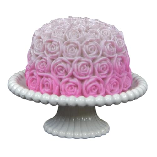 Miniatur Kuchenspielzeug Aus Kunstharz, Kochspielzeug für Die Küche, Lebensmittelmodell Aus Kunstharz für Einrichtungsgegenstände, Rosa Miniatur Kuchenspielzeug Aus Kunstharz, Kochspielzeug für Die Küche, Lebensmittelmodell Aus Kunstharz für Einrichtungsgegenstände, Rosa von Generic