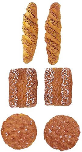 Miniatur-Lebensmittel Mini-Lebensmittel,Puppenhaus-Mini-Brot,Miniatur-Lebensmittel Backen Mini-Brot-Simulation Miniatur-Lebensmittel Puppenhaus-Küche-Simulation-Lebensmittel-Zubehö Schön und praktisch von Generic