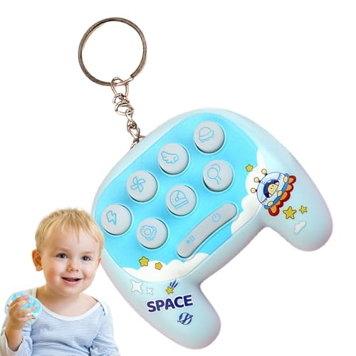 Miniatur -Pop -Bubble -Spielzeug - tragbarer Finger -Popper, Keychain Pop -It -Spiel | Klassisches Fingerspielzeug schnelles Push-Spiel, tragbar von Generic