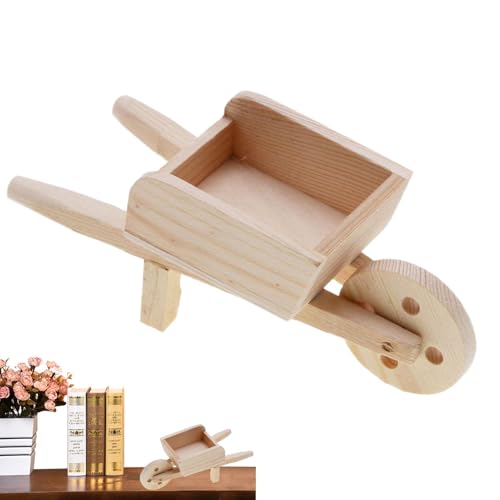 Miniatur-Puppenhäuser - Holzmöbel mit Einkaufswagenstatue, Feendekoration für eine fantasievolle Welt, ideal für kreative Spiele, Sammlungen und Wohnarrangieren Miniatur-Puppenhäuser - Holzmöbel mit Einkaufswagenstatue, Feendekoration für eine fantasievolle Welt, ideal für kreative Spiele, Sammlungen und Wohnarrangieren von Generic