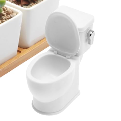 Miniatur-Puppenhaus – Miniatur-Spielzeugmöbel, Toilettenschüssel zur Dekoration des Puppenhauses, Miniatur-Toilette mit Sound, Puppenhausmöbel, Hauszubehör Miniatur-Puppenhaus – Miniatur-Spielzeugmöbel, Toilettenschüssel zur Dekoration des Puppenhauses, Miniatur-Toilette mit Sound, Puppenhausmöbel, Hauszubehör von Generic