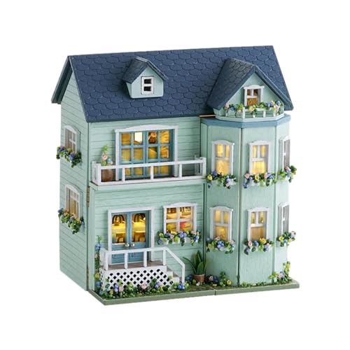 Miniatur-Puppenhaus-Möbel-Set aus Holz – Klappbares Holzhaus-Kit, Miniatur-Puppenhaus Kit | handgefertigtes Kunsthandwerk, Modellbausatz, d Miniatur-Puppenhaus-Möbel-Set aus Holz – Klappbares Holzhaus-Kit, Miniatur-Puppenhaus Kit | handgefertigtes Kunsthandwerk, Modellbausatz, d von Generic