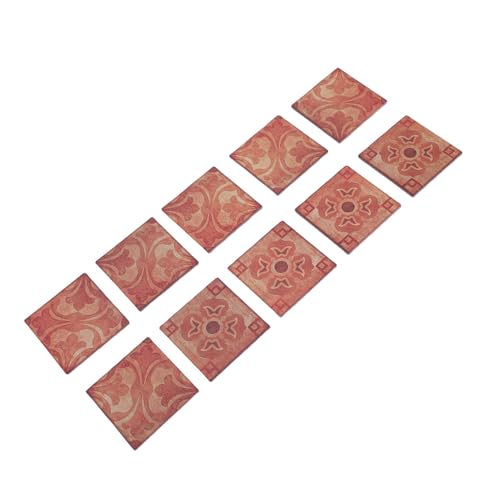 Miniatur-Puppenhausboden Im Maßstab 1:12, Lebensechte, Realistische Puppenhaus-Bodenbretter aus Holz, Puppenhauszubehör für Möbelhäuser (30) von Generic