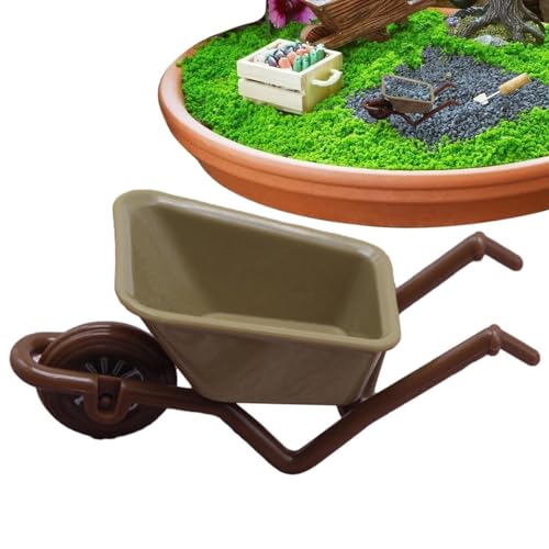 Miniatur-Schubkarre Spielzeug – Emulations-Spielzeug Schubkarre Figur | Deko Mini-Wagen-Modell für Micro-Landschaften, Bauernhof-Spielsets, Dioramen & Mini-Welt-Zubehör für Kinder & Sammler Miniatur-Schubkarre Spielzeug – Emulations-Spielzeug Schubkarre Figur | Deko Mini-Wagen-Modell für Micro-Landschaften, Bauernhof-Spielsets, Dioramen & Mini-Welt-Zubehör für Kinder & Sammler von Generic