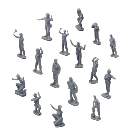 Miniatur-Soldaten-Set, Soldatenspielzeug-Modell, Soldaten-Spielset, Miniatur-Spielset, Lernspielzeug, 16-teiliges Spielzeugsoldaten-Spielzeug, Soldaten-Spielzeug, für von Generic