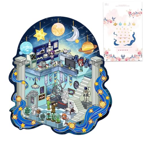 Miniatur-Szene Aufkleber - 3D Cartoon Szene Aufkleber - Thema Papierbasteln Lieferungen Für Tagebuchfüllung, Scrapbooking und Stressabbau Miniatur-Szene Aufkleber - 3D Cartoon Szene Aufkleber - Thema Papierbasteln Lieferungen Für Tagebuchfüllung, Scrapbooking und Stressabbau von Generic