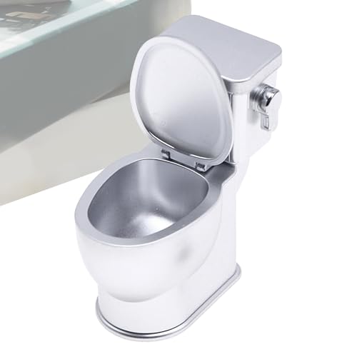 Miniatur-WC mit Entladungs-Sound, Puppenhaus für das Badezimmer, Puppenhauszubehör im Maßstab 1:12, kleines Toilettenspielzeug für Puppenhaus, Ide Miniatur-WC mit Entladungs-Sound, Puppenhaus für das Badezimmer, Puppenhauszubehör im Maßstab 1:12, kleines Toilettenspielzeug für Puppenhaus, Ide von Generic