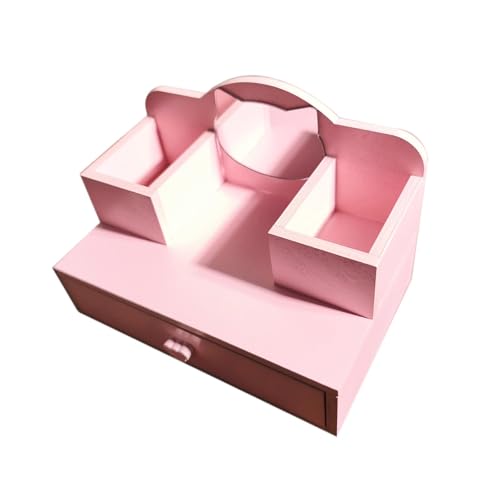 Miniatur-puppenhaus Schminktisch Make-up-kommode Holz Bastelmodell für DIY-Haus Kinder Dekoration Sammlung von Generic