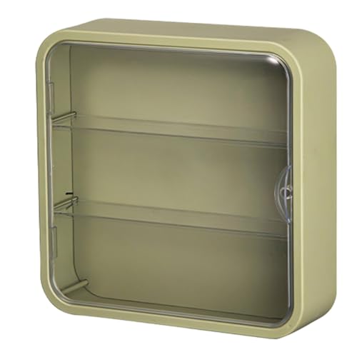 Miniaturanzeigespeicher - transparente Acryl -Anzeigebox, staubdes Showcase | Sammlerspeicherschrank für Abbildungen, multifunktionales Puppenspielgehäuse mit Magnettür für Spielzeug, Figuren von Generic