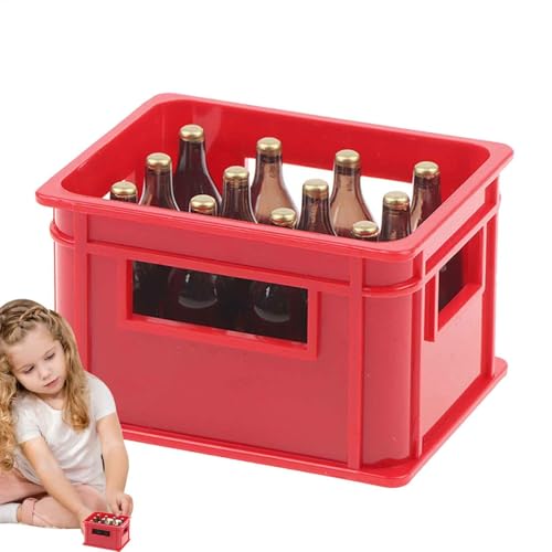 Miniaturbierflaschen Box - winzige Weinflaschen Set | Miniatur -Ornament -Requisiten für Männer, realistische Fairy Garden Bar Decor, Puppen -Pub -Accessoires, kleine Tischdekoration für Fotografie un Miniaturbierflaschen Box - winzige Weinflaschen Set | Miniatur -Ornament -Requisiten für Männer, realistische Fairy Garden Bar Decor, Puppen -Pub -Accessoires, kleine Tischdekoration für Fotografie un von Generic
