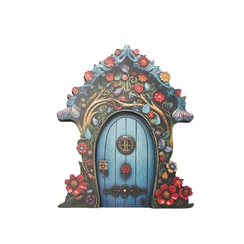 Miniature Fairy Door - GNOME Doorway for Doll Houses | Enchanted Tree Stump Decor, Outdoor Elf Door Decoration, Fantasy Garden Ornament, Whimsical Fairy Tree Entry for Yard, magecal Home Decoration Miniature Fairy Door - GNOME Doorway for Doll Houses | Enchanted Tree Stump Decor, Outdoor Elf Door Decoration, Fantasy Garden Ornament, Whimsical Fairy Tree Entry for Yard, magecal Home Decoration von Generic