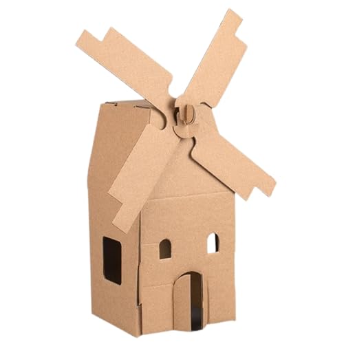 Miniaturhaus, handgefertigt, Modell für Selbstbau, Lernspielzeug für Kinder, kreative Handarbeitsidee mit Möbeln und Zubehör, Geschenk für Weihnachten, Geburtstag und Ce Miniaturhaus, handgefertigt, Modell für Selbstbau, Lernspielzeug für Kinder, kreative Handarbeitsidee mit Möbeln und Zubehör, Geschenk für Weihnachten, Geburtstag und Ce von Generic