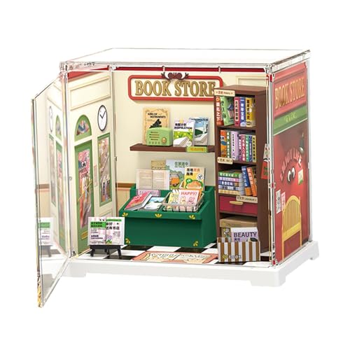 Miniaturhaus Kit - kleines Hausgebäude, Kinder winziges Haus | Hochwertige handgefertigte Hütte Miniaturmodell Hausbaugruppe Spielzeug, robustes kleines Modellhaus -Kit mit Möbeln und Zubehör für Erwa Miniaturhaus Kit - kleines Hausgebäude, Kinder winziges Haus | Hochwertige handgefertigte Hütte Miniaturmodell Hausbaugruppe Spielzeug, robustes kleines Modellhaus -Kit mit Möbeln und Zubehör für Erwa von Generic
