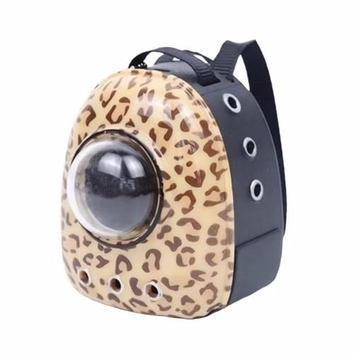 Miniaturpuppen -Rucksack Mini -Katzenträger for Katzenliebhabersammler (Kleiner Leopard) von Generic