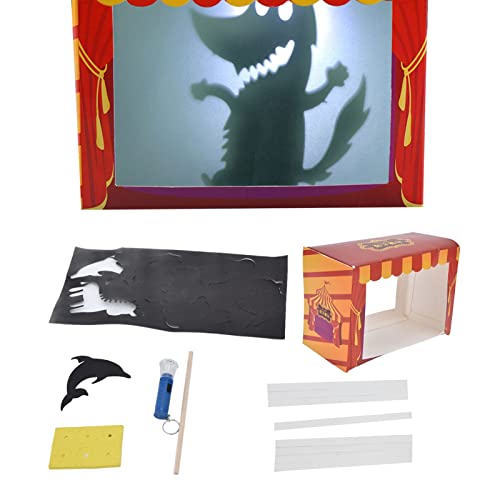 Miniaturpuppentheater,Kinder Schattenpuppen,Schattenpuppen Spielzeug, Schattenpuppen zum Selbermachen Spielzeug Kreativität Pädagogisches Handgemachtes Spielzeug,Für Klassenzimmer der Heimschule von Generic