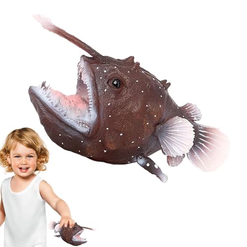 Minifigur Meerestiere – Modell eines Fischerfischs, detaillierte Simulation | Lernspielzeug für ozeanische Kreaturen, Lernhilfe in der Meeresbiologie, kleines Zubehör Minifigur Meerestiere – Modell eines Fischerfischs, detaillierte Simulation | Lernspielzeug für ozeanische Kreaturen, Lernhilfe in der Meeresbiologie, kleines Zubehör von Generic