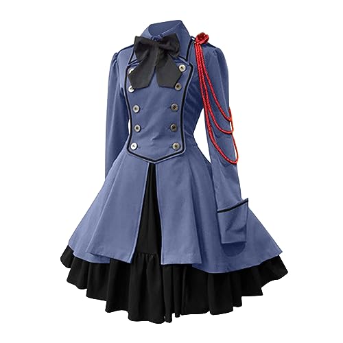 Mittelalter Kleider Damen Fledermausärmel, Gothic Midikleid Damen Schulterfrei, Mesh Hexenkleid mit Unregelmäßiger Saum Vampir Verbandkleid für Cosplay Party Halloween Karneval Kostüm Partykleid S-5XL Mittelalter Kleider Damen Fledermausärmel, Gothic Midikleid Damen Schulterfrei, Mesh Hexenkleid mit Unregelmäßiger Saum Vampir Verbandkleid für Cosplay Party Halloween Karneval Kostüm Partykleid S-5XL von Generic