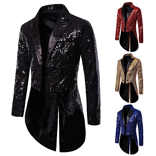 Mittelalter Kostüm Herren Steampunk Herren Karneval Frack Cosplay Glitzer Sakko Blazer Smokingjacken Jacke Jacken Kleidung Jackett Herrensakko Tanzjacke für Moderator, Karneval, Hochzeit Mittelalter Kostüm Herren Steampunk Herren Karneval Frack Cosplay Glitzer Sakko Blazer Smokingjacken Jacke Jacken Kleidung Jackett Herrensakko Tanzjacke für Moderator, Karneval, Hochzeit von Generic