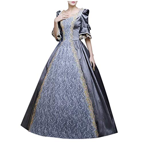 Mittelalter Midi Kleid Damen Renaissance Halloween Party KostüM Kleider FüR Karneval Festival Abendanzug Sets Korsett Viktorianisches Fledermausärmel Schulterfrei Retro Cosplay Mittelalter Midi Kleid Damen Renaissance Halloween Party KostüM Kleider FüR Karneval Festival Abendanzug Sets Korsett Viktorianisches Fledermausärmel Schulterfrei Retro Cosplay von Generic