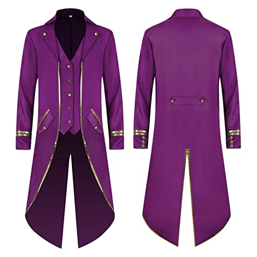 Mittelalter Steampunk Herren, Karneval Kostüm Gothic Gehrock Männer Mittelalter, Smokings Für Herren Gothic Steampunk Vintage Tailcoat Jacke Mittelalter Viktorianischen Gehrock Uniform Cosplay Kostüm Mittelalter Steampunk Herren, Karneval Kostüm Gothic Gehrock Männer Mittelalter, Smokings Für Herren Gothic Steampunk Vintage Tailcoat Jacke Mittelalter Viktorianischen Gehrock Uniform Cosplay Kostüm von Generic