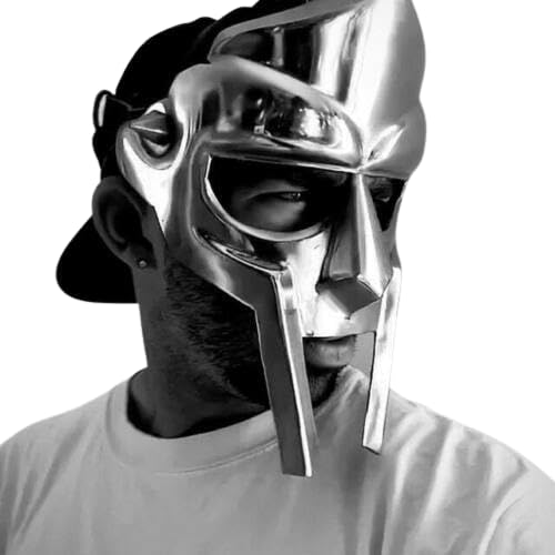 Mittelalterliche Amor Gesichtsmaske MF Doom Gladiator Maske 18g Mild Stahl Gesicht Rüstung Maske Replik Rollenspiel Ritter Krieger Kostüm Mittelalterliche Amor Gesichtsmaske MF Doom Gladiator Maske 18g Mild Stahl Gesicht Rüstung Maske Replik Rollenspiel Ritter Krieger Kostüm von Generic
