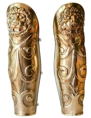Mittelalterliche römische Zenturion Löwe Beinschienen Rüstung Gothic Beinschutz Krieger Bein Rüstung Ritter Larp Bein Rüstung Beinschienen Halloween Kostüm Mittelalterliche römische Zenturion Löwe Beinschienen Rüstung Gothic Beinschutz Krieger Bein Rüstung Ritter Larp Bein Rüstung Beinschienen Halloween Kostüm von Generic