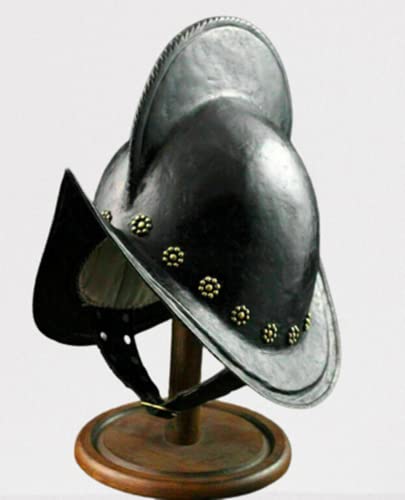 Mittelalterlicher Hut spanischer Morionhut Stahl Mitte Jahrhundert Hut Helm tragbar Cosplay SCA LARP Kostüme von Generic