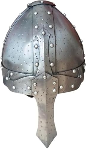 Mittelalterlicher Ritterhelm, Wikingerhelm, normannischer Nasenstil LARP Fancy | 18 Gauge Stahl Mittelalterlicher Ritterhelm, Wikingerhelm, normannischer Nasenstil LARP Fancy | 18 Gauge Stahl von Generic